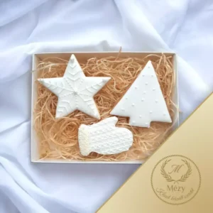 Classic - Közepes méretű karácsonyi mézeskalács ajándékdoboz